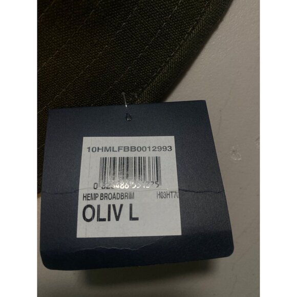 NWT Tilley Hemp Broad Brim Natural Hat Olive Large MSRP$115 New - Picture 5 of 16